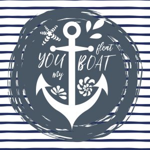Typographic picture odf an anchor