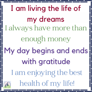 Affirmations visual