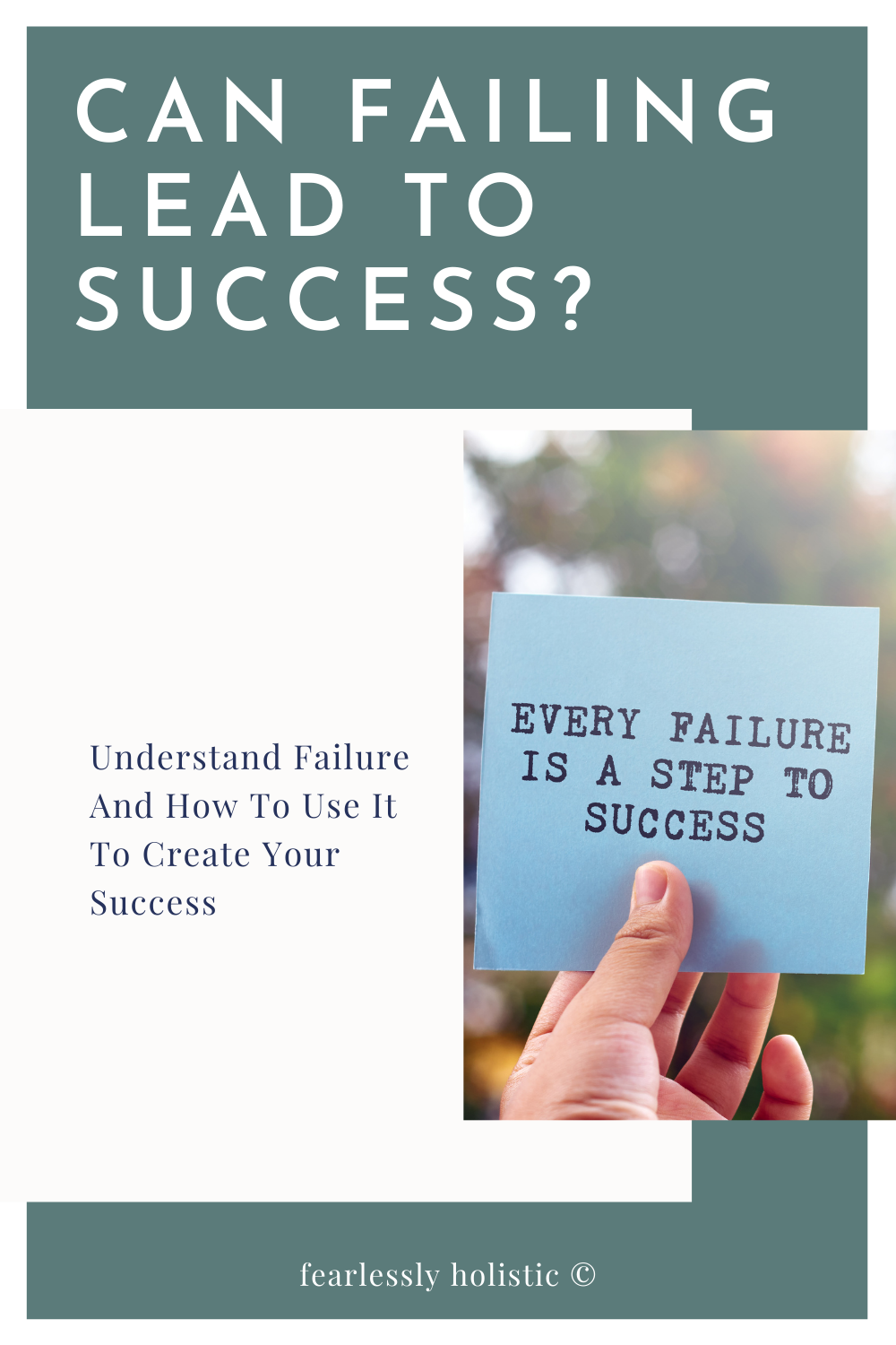 Can Failure Lead To Success?