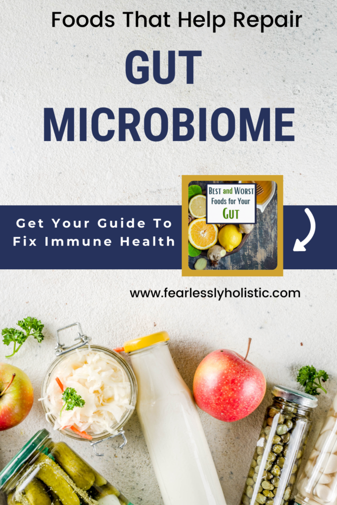 Foods that improve gut microbiome