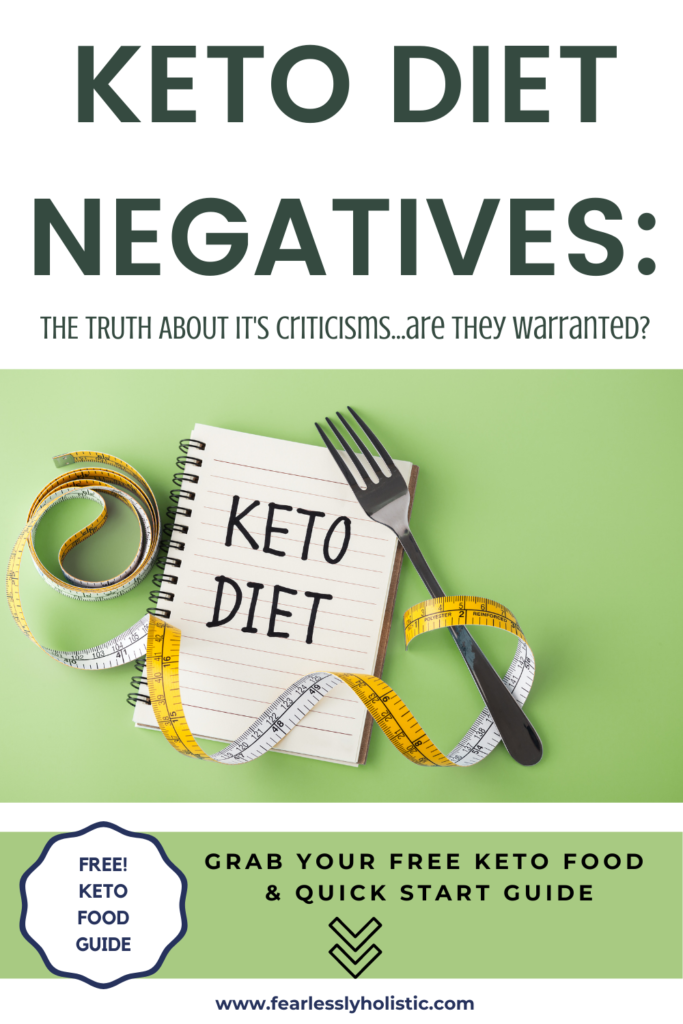 Keto Diet Negatives