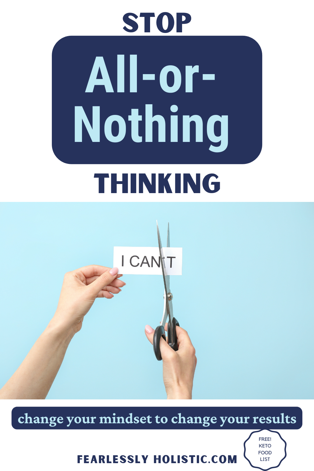 Stop All or Nothing Thinking