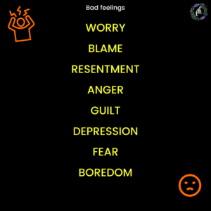 List of bad feelings