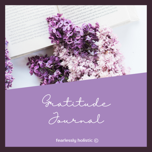 gratitude journal framed